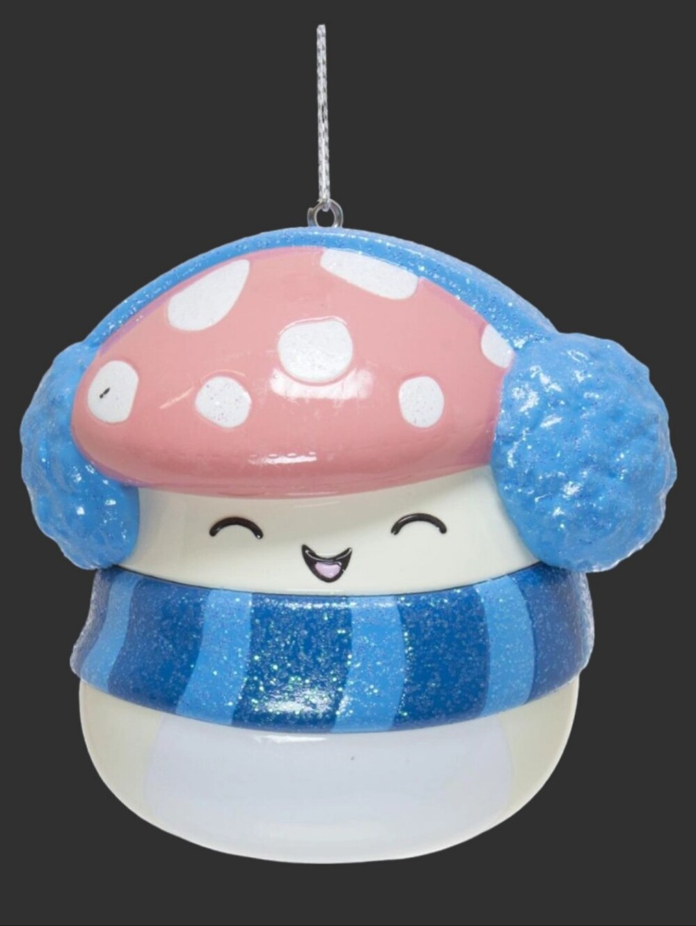 Kurt Adler SQUISHMALLOW HOLIDAY ORNAMENT 🎄🎁 MALCOLM THE 🍄 MUSHROOM